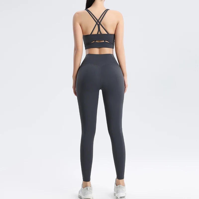 The Studio Set — Lycra Yoga Bra & Tight Pants Two-Piece