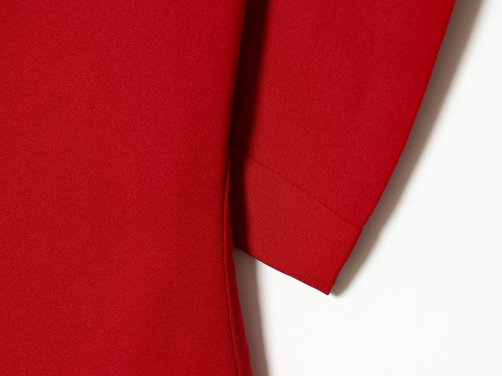 The Puff Moment — O-Neck Short Puff Open-Side Sleeve Top