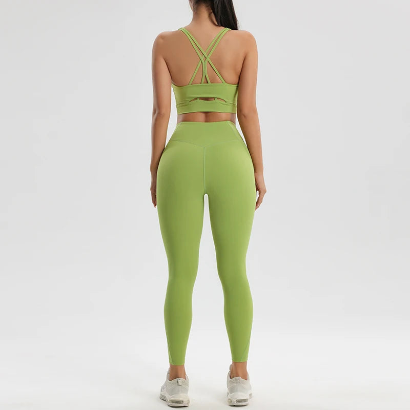 The Studio Set — Lycra Yoga Bra & Tight Pants Two-Piece