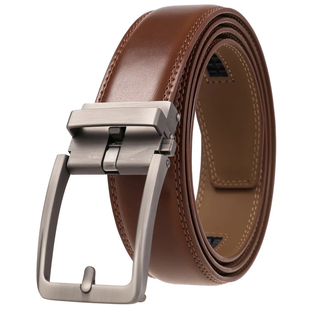 The Auto Belt — Leather Automatic Buckle Belt