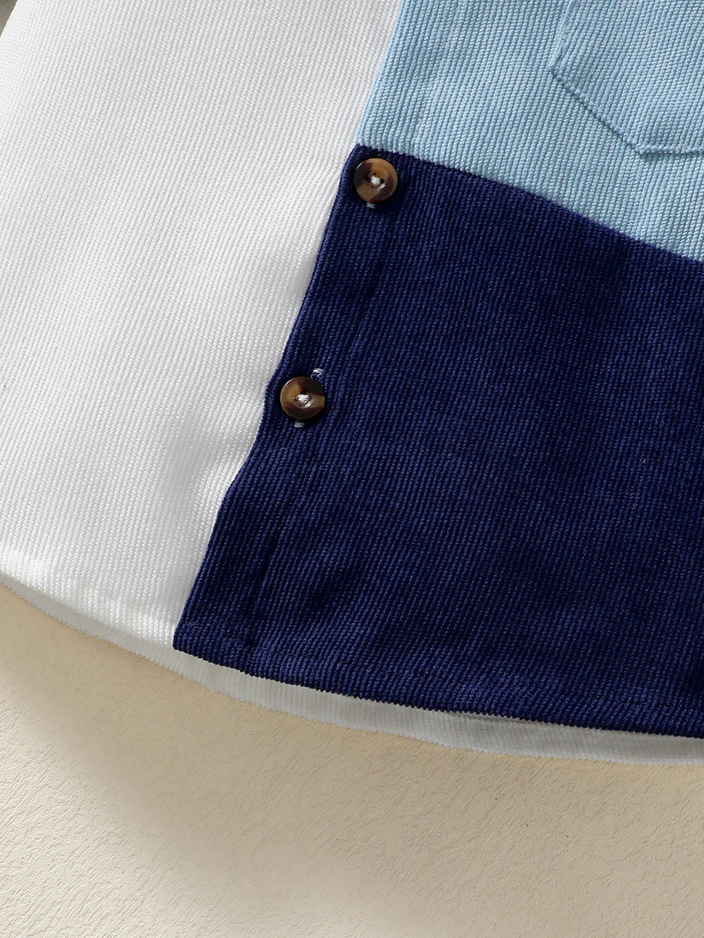 The Stripe Block — Cotton-Blend Polo Top & Shorts Set