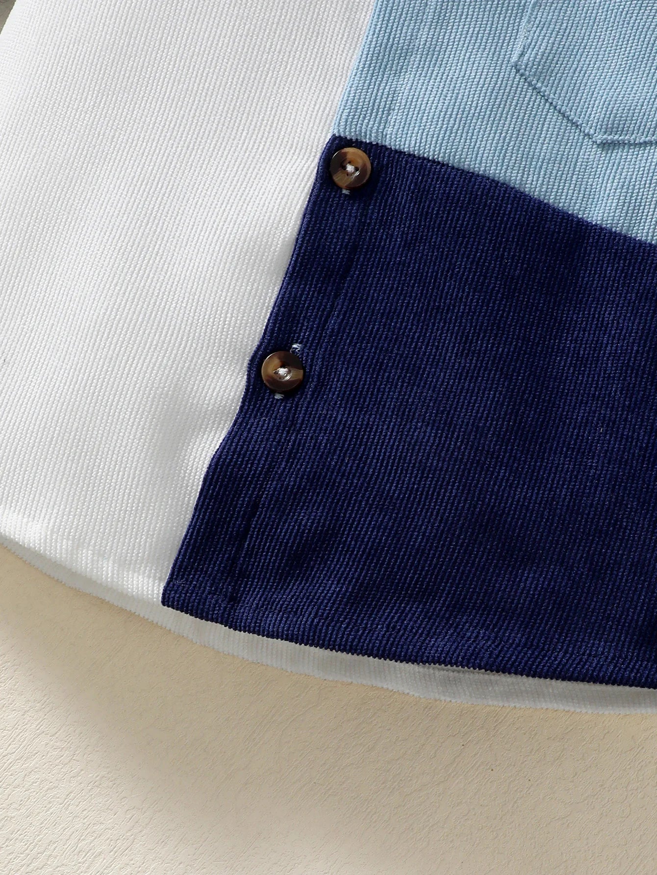 The Stripe Block — Cotton-Blend Polo Top & Shorts Set