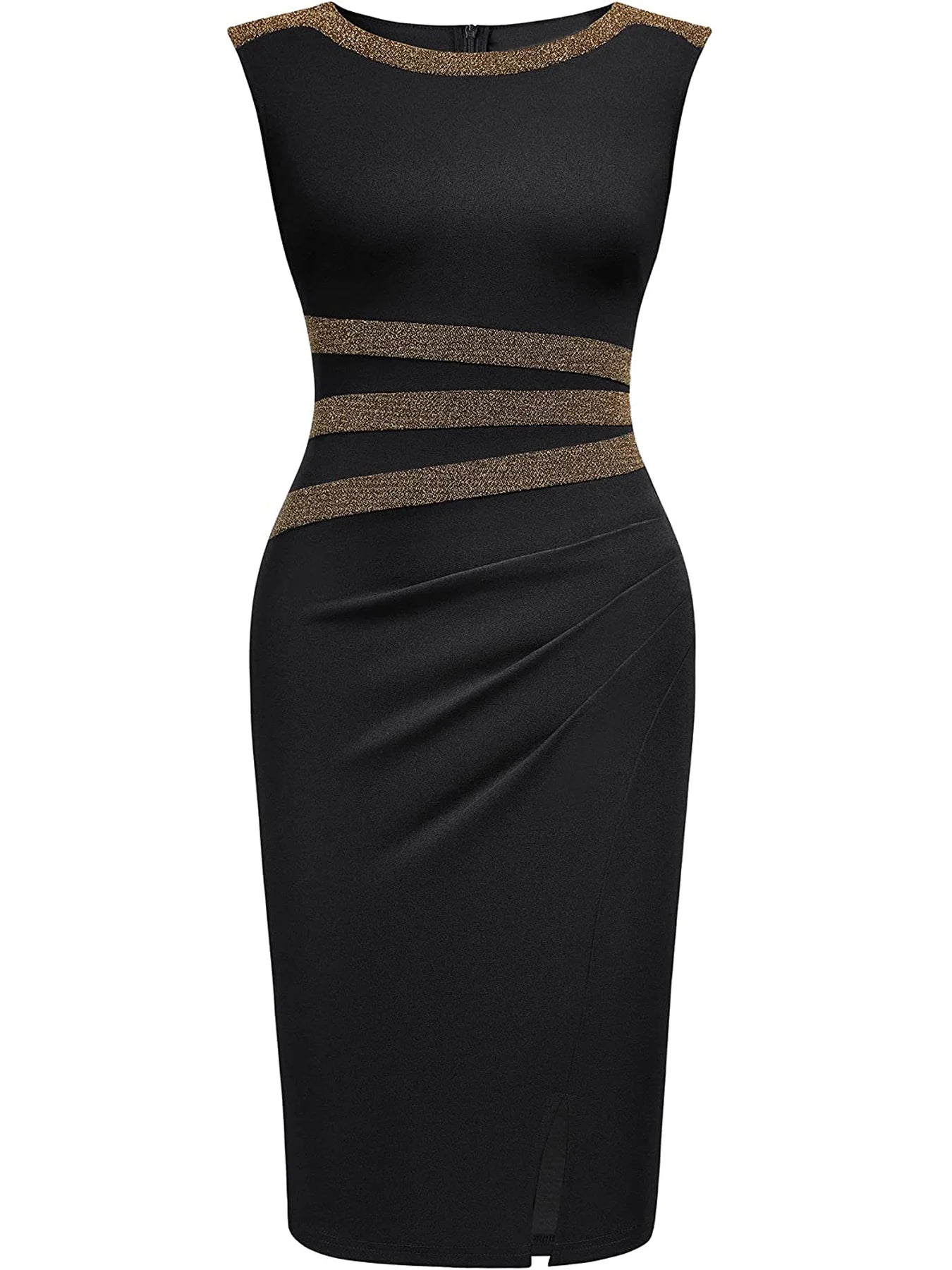 The Royal Constance — Sleeveless Sheath Pencil Dress
