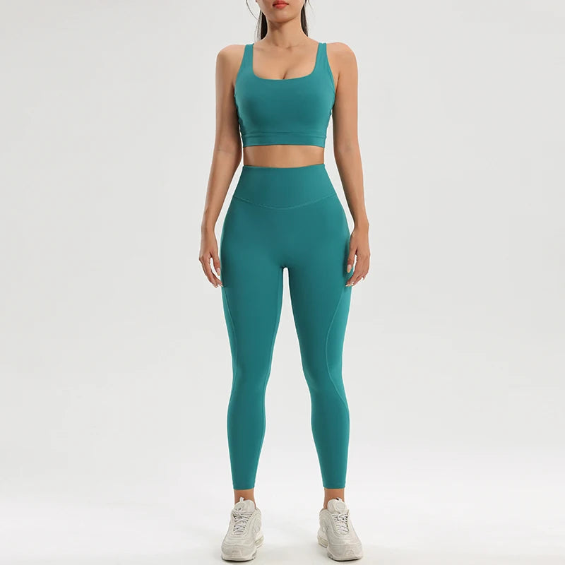 The Studio Set — Lycra Yoga Bra & Tight Pants Two-Piece