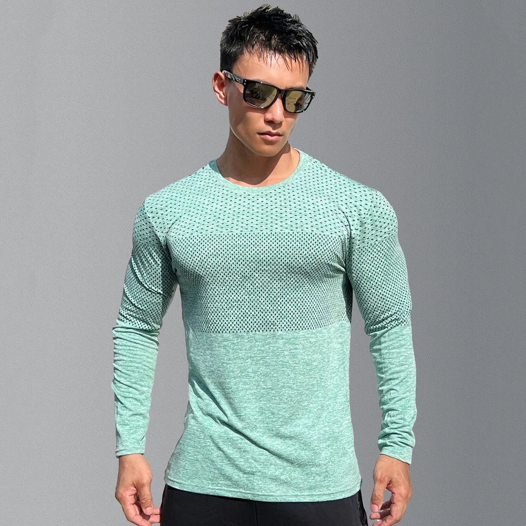 The Flex Muscle Tee — Quick-Dry Long Sleeve Training Top