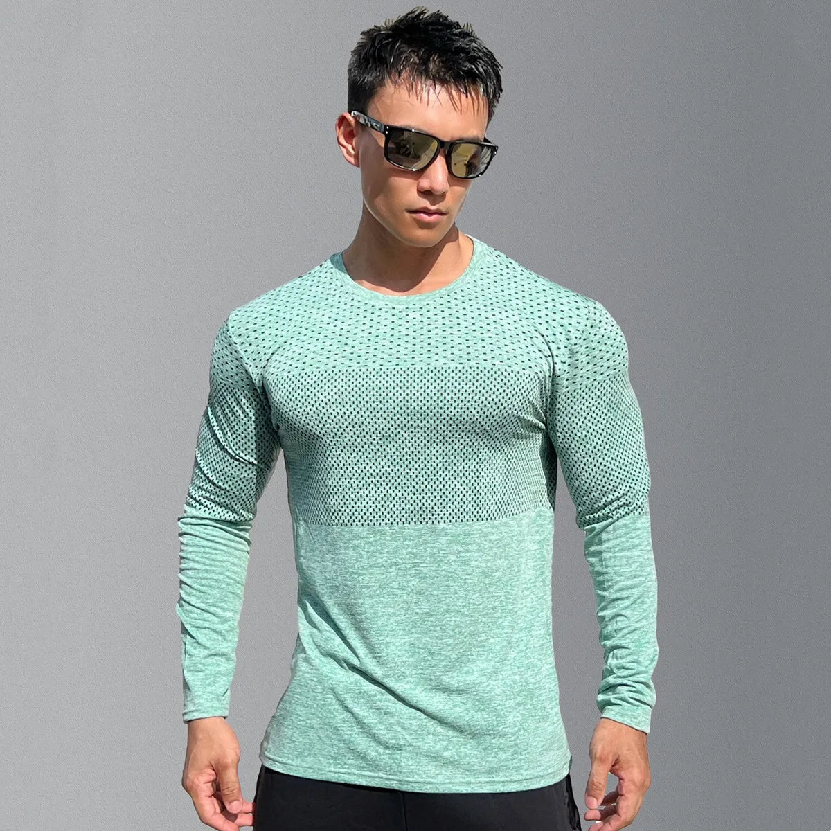 The Flex Muscle Tee — Quick-Dry Long Sleeve Training Top