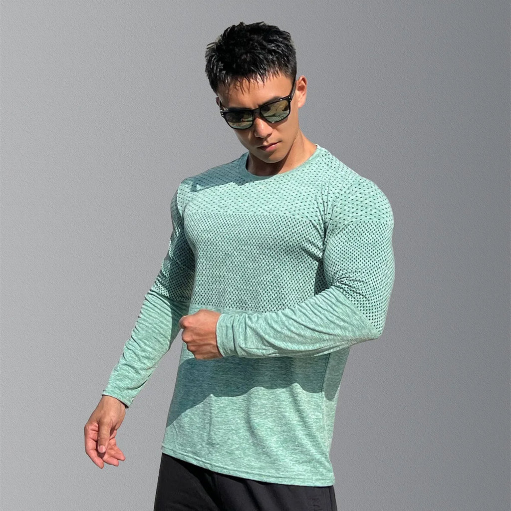 The Flex Muscle Tee — Quick-Dry Long Sleeve Training Top