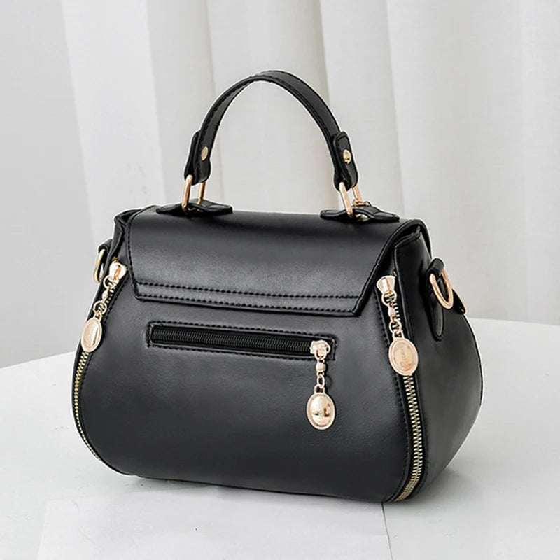 The Bloom Satchel — Embroidered PU Leather Crossbody Bag