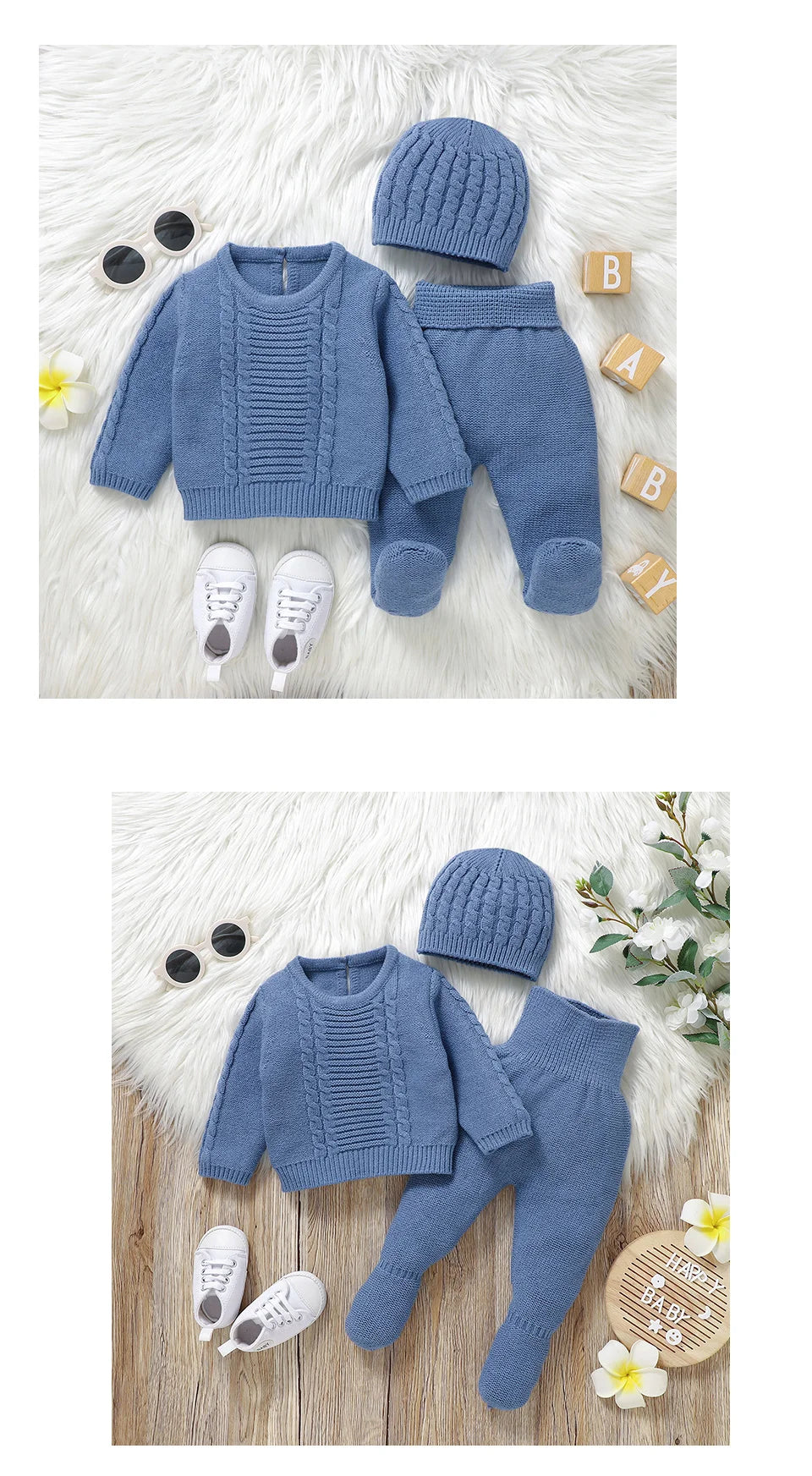 The Little Knit Set — A Two-Piece Baby Boy Sweater & Pants
